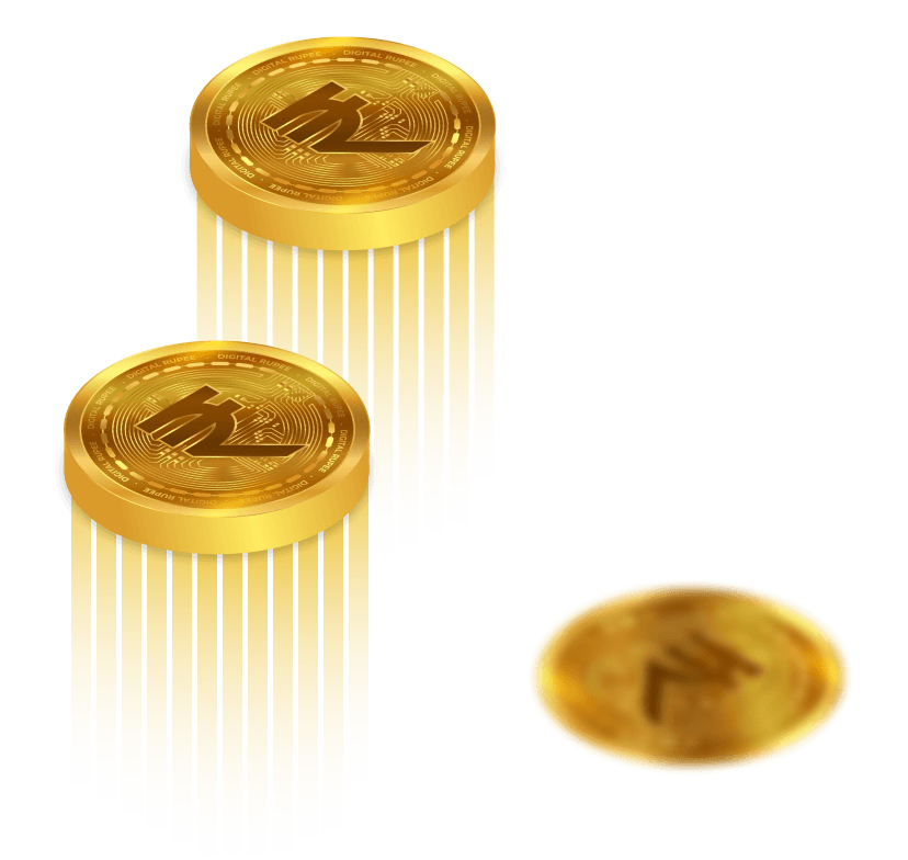 Gold coins stack